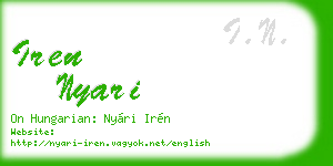 iren nyari business card